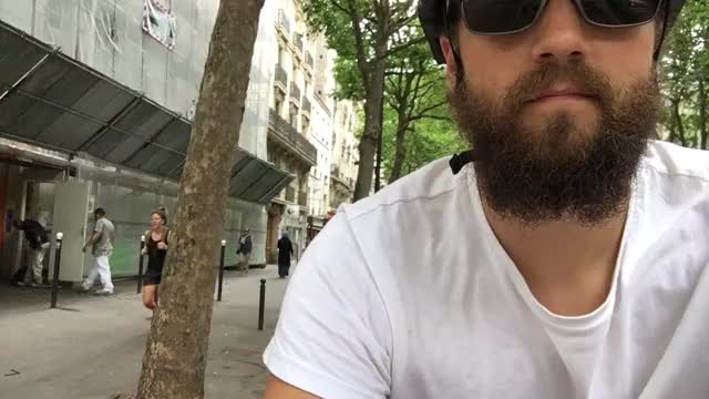 Running and Biking through the Paris streets