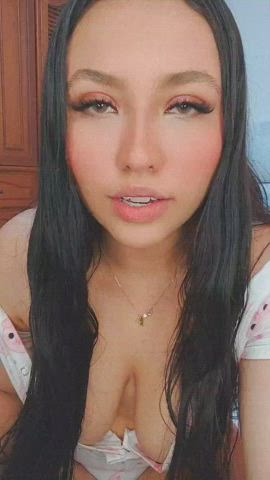 Ahegao Anal Blowjob CamSoda Camgirl Cumshot Latina r/LatinChicksWhiteDicks Porn GIF