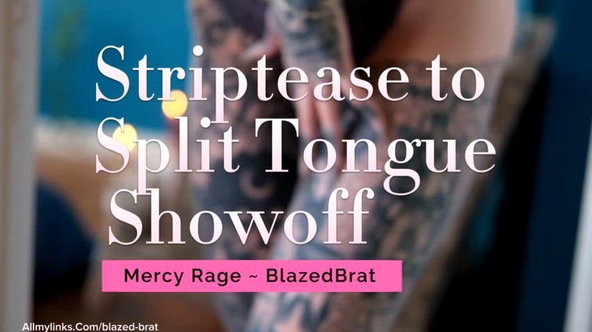 brunette striptease tongue fetish alt-girls pale-girls suicide-girls clip