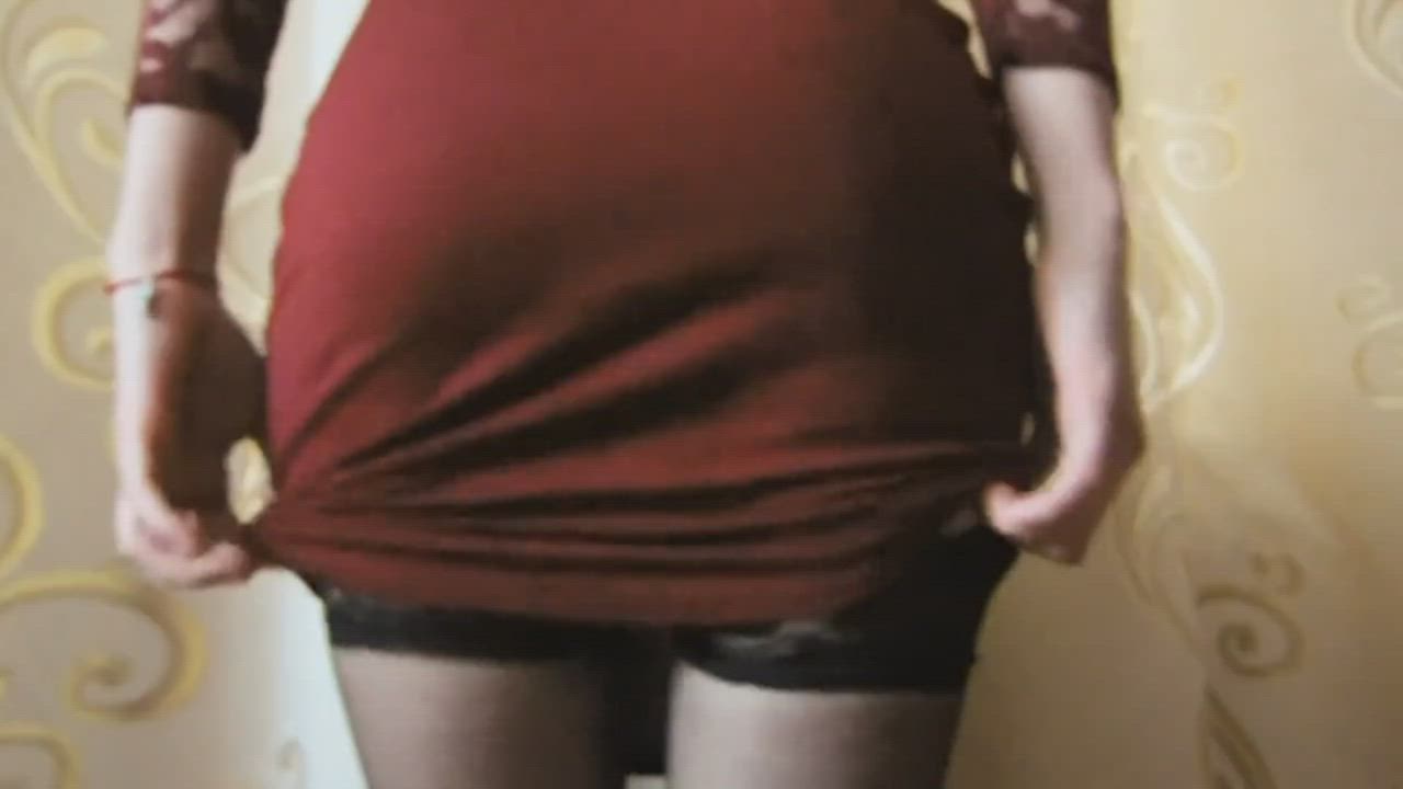 No panties and "little" surprise under my skirt 😄[OC]