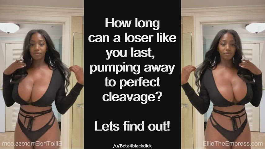 How long can you last pumping away to perfect cleavage?