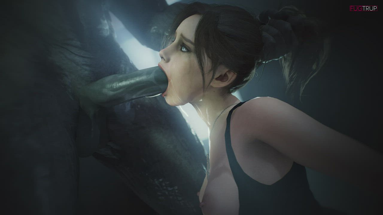 Claire face-fucked (Fugtrup) [Resident Evil]