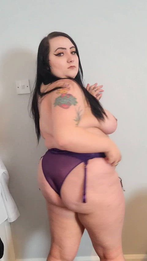 bbw booty lingerie nsfw clip