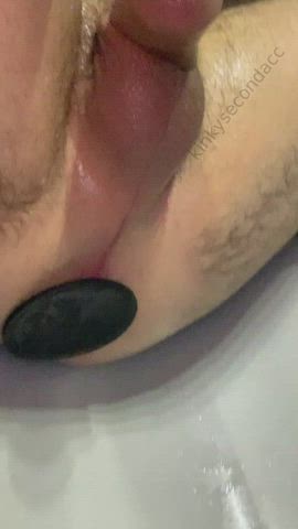 Just my 22y/o cunt pushing out a 7.1cm wide buttplug ???