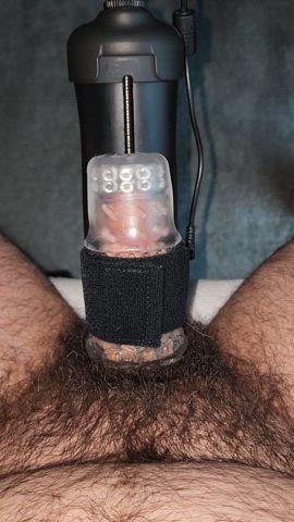 cock fleshlight hairy handjob hands free male male masturbation masturbating sex