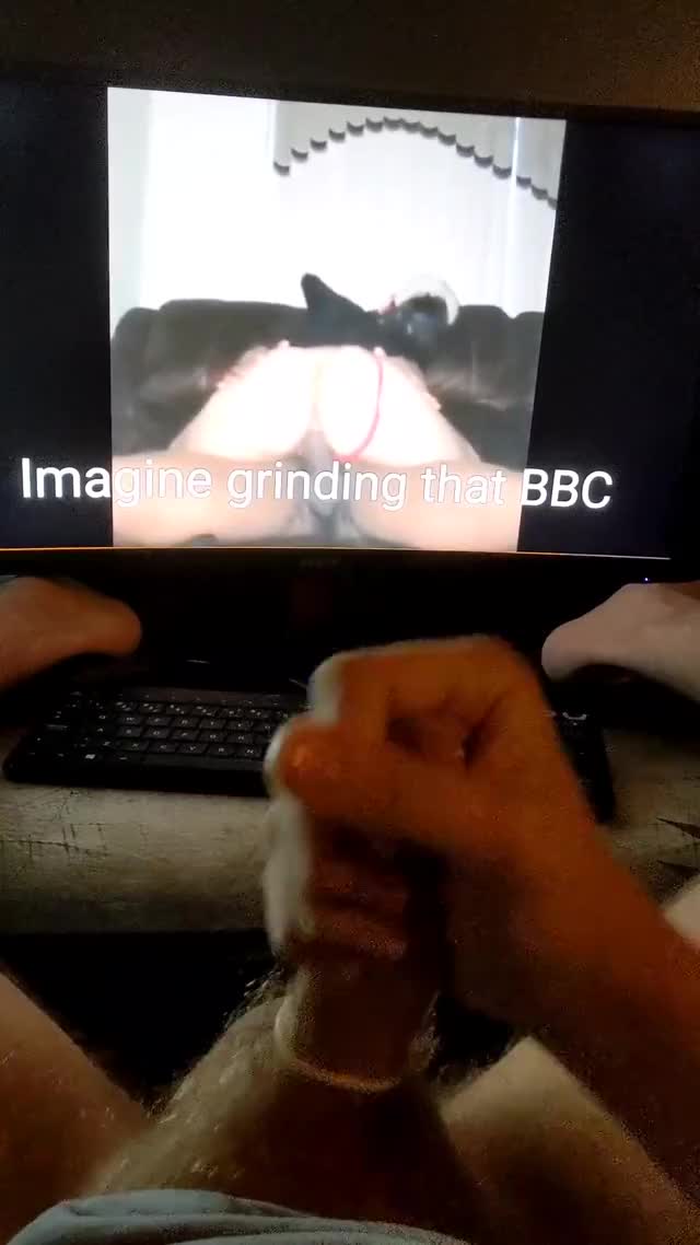 Whiteboy cumming to BBC and eating his worthless seed