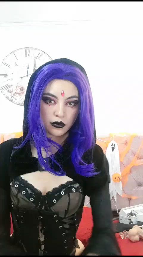 amateur camgirl cosplay cute halloween latina natural tits teen webcam halloween-2023