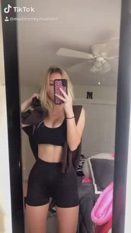 big tits blonde tiktok clip