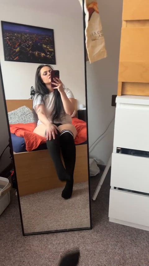 feet knee high socks socks clip