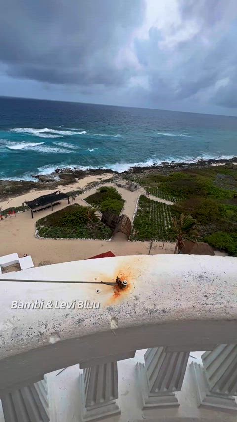 Blowjob on top of a lighthouse 