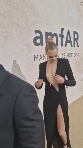 Cara Delevingne Legs Tits clip