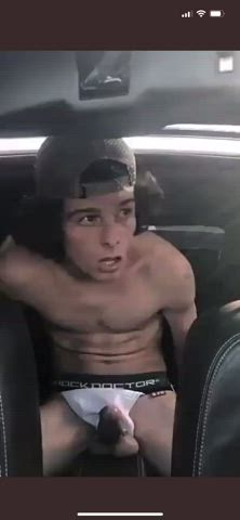 big dick blowjob car cock teen twink clip