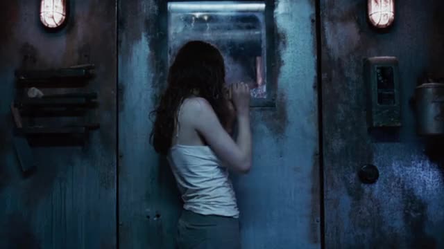 Alexandra Daddario - Bereavement (2010, aka Malevolence 2) - short clip sliding back