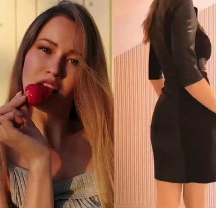 Casual pictures and sexy dance video collage