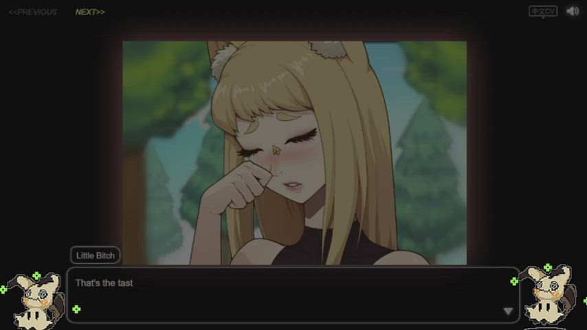 animation anime blowjob gamer girl hentai japanese petplay clip