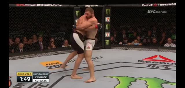 Cirkunov |Cutelaba| Strikes on clinch break (combo)