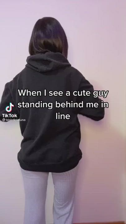 Cute Teen TikTok clip