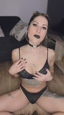 boobs choker emo goth nipples pussy pussy spread tattoo clip