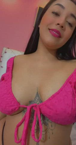 Latina Lips Model Seduction Smile Tattoo Webcam clip