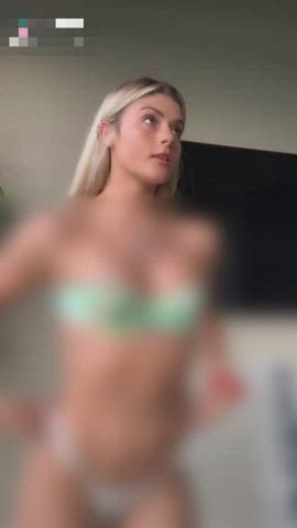 censored cute teen tiktok clip