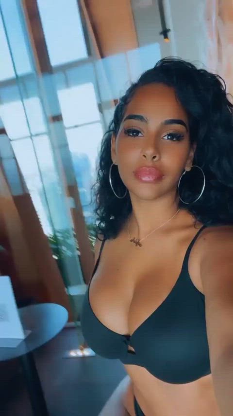 cute dominican ebony clip