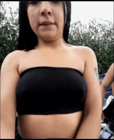 Boobs Latina Nipple Piercing Outdoor Tits Venezuelan clip