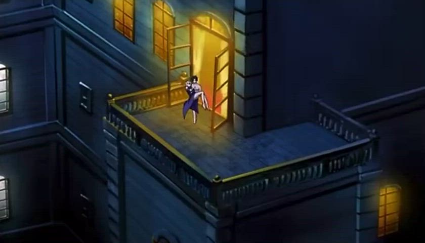 anal animation ass spread balcony hentai nsfw public clip