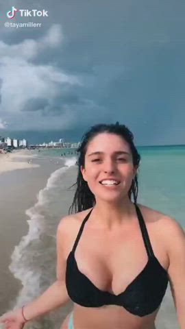 beach bikini tiktok clip