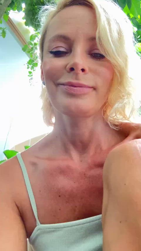 Tell me the first word that came to your mind when you saw my breasts