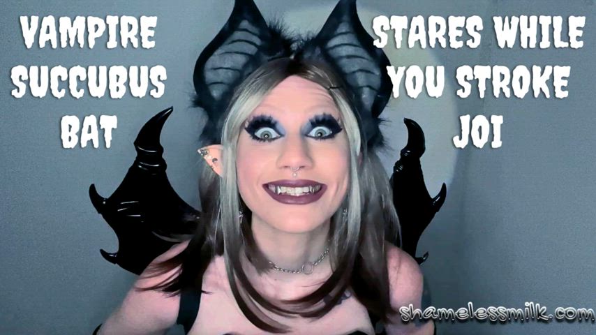 New Creepy Vampire Succubus Bat Eye Contact Staring JOI available on all of my sites!