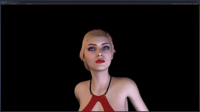 VaM 1.18.1 feathered hair style created in 5 minutes. Very low GPU requirements (8