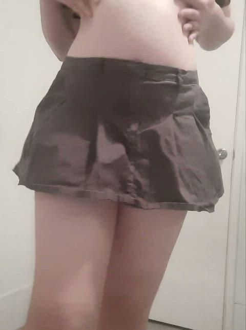 what would you do if you saw me in public wearing this skirt with nothing underneath?