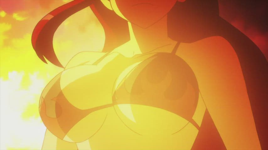 anime big tits bikini boobs bouncing tits solo tits clip