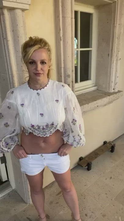 Britney Spears Jean Shorts Legs clip