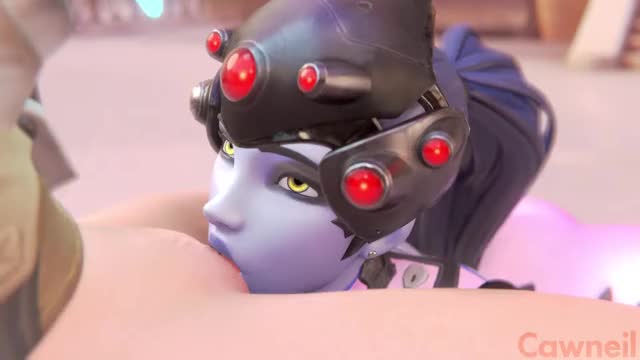 Widow licks and eats Tracer Pussy