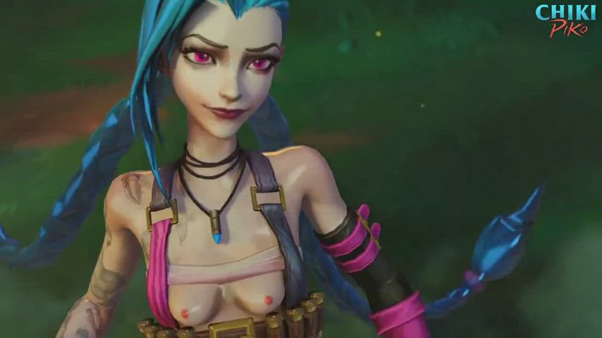 Jinx and Vi from Arcane series (chikipiko) [league of legends]