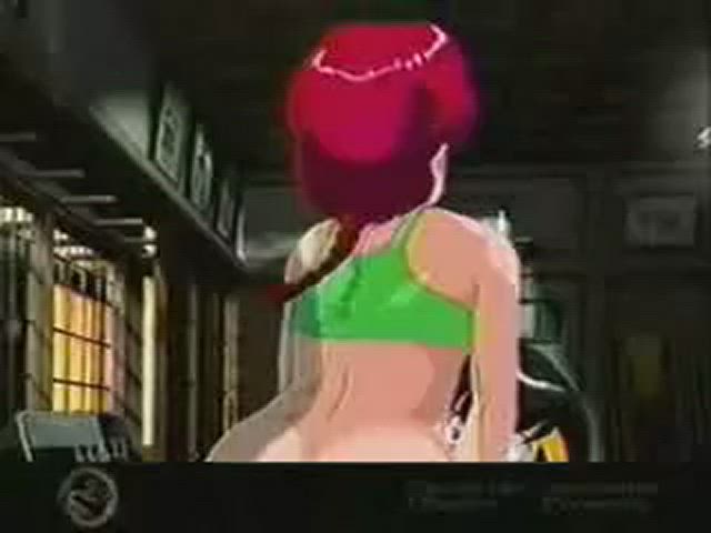animation asian hentai huge tits japanese redhead retro riding vintage clip
