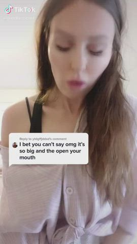 Dirty Talk Eye Contact JOI Tease TikTok Tongue Fetish clip