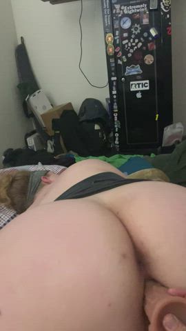 Blonde bbw wife takes all 12 inches.