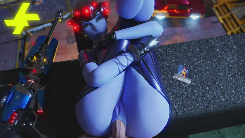 3d anal animation ass bubble butt legs up overwatch clip