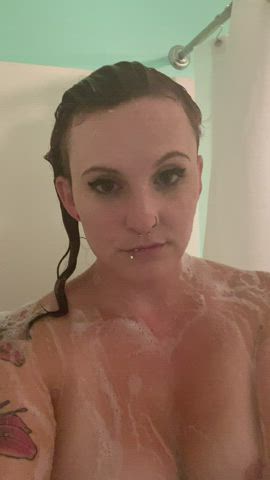 Alt Bath Boobs Emo Erect Nipples Fake Tits Naked Nipple Nude Piercing Rubbing Shower