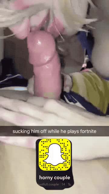 blowjob while playing fortnite