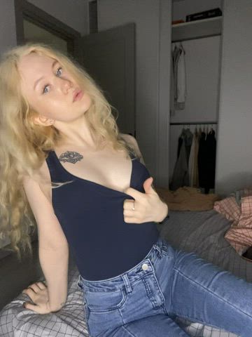 Ass Blonde Curly Hair OnlyFans clip