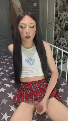 big dick cum trans woman femboys trans-girls clip