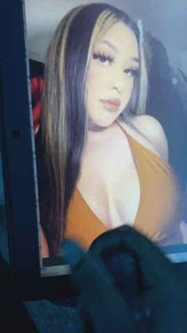 big tits cumshot tribute clip