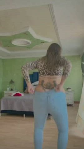 Ass Big Ass Colombian Jeans Latina Thong clip