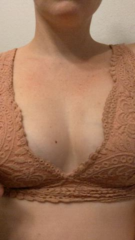 boobs bra lactating squeezing tits clip