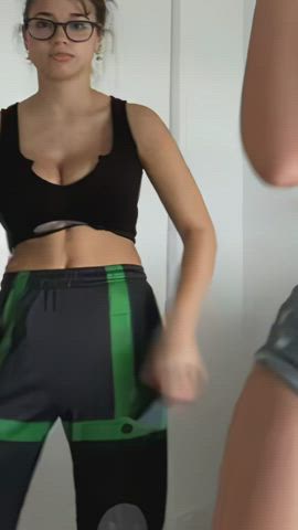 Big Tits Bouncing Tits Natural Tits Teen TikTok clip