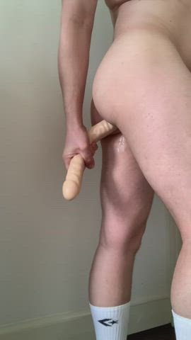 Gay Huge Dildo Sex Toy clip