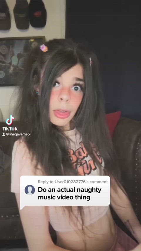 A lil naughty music video TikTok! 